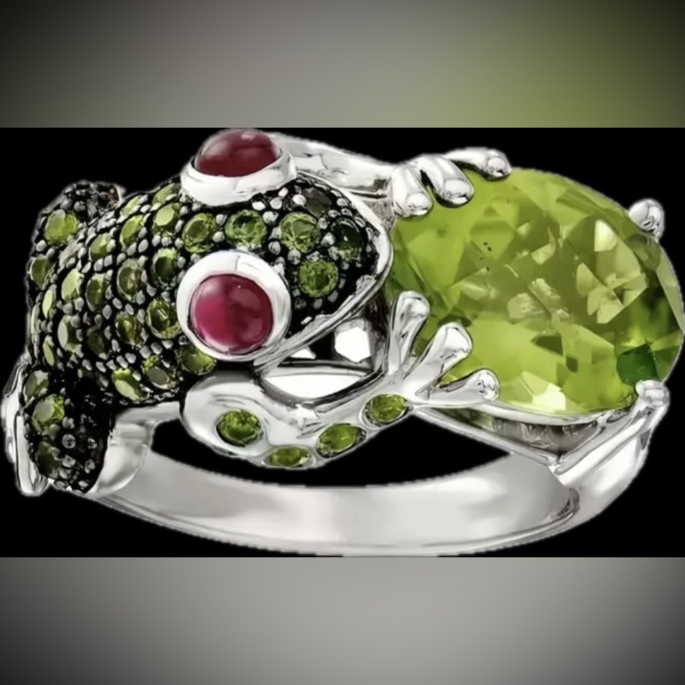 HYPOALLERGENIC FROG RING - Picture 3 of 6